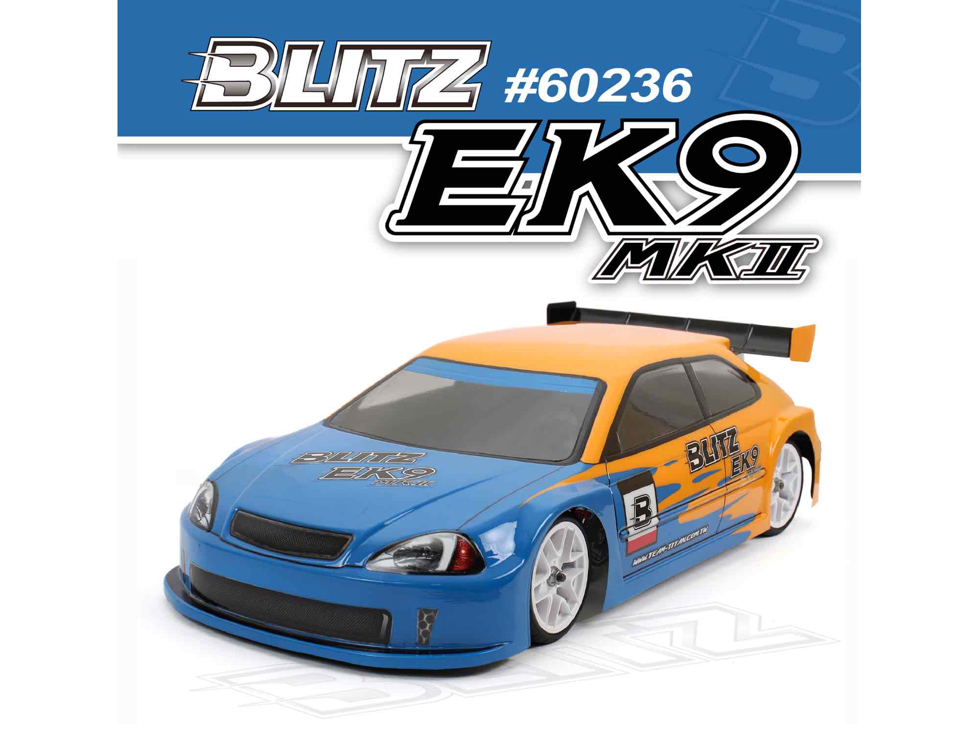 BLITZ EK9-MK2 1/10 FWD  (0.7mm) Standard Bodyshell