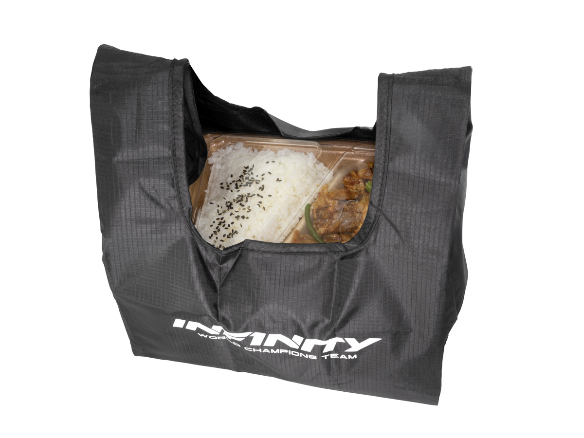 INFINITY FOLDABLE TOTE BAG mini (Black)