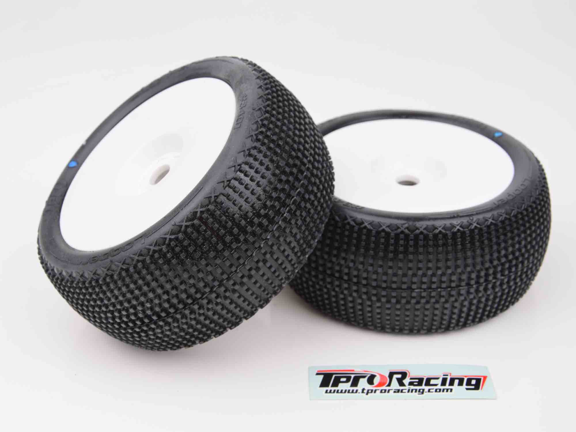 TPRO 1/8 Truggy LOOPER  Sportline Tire Pre-Mounted (WH)