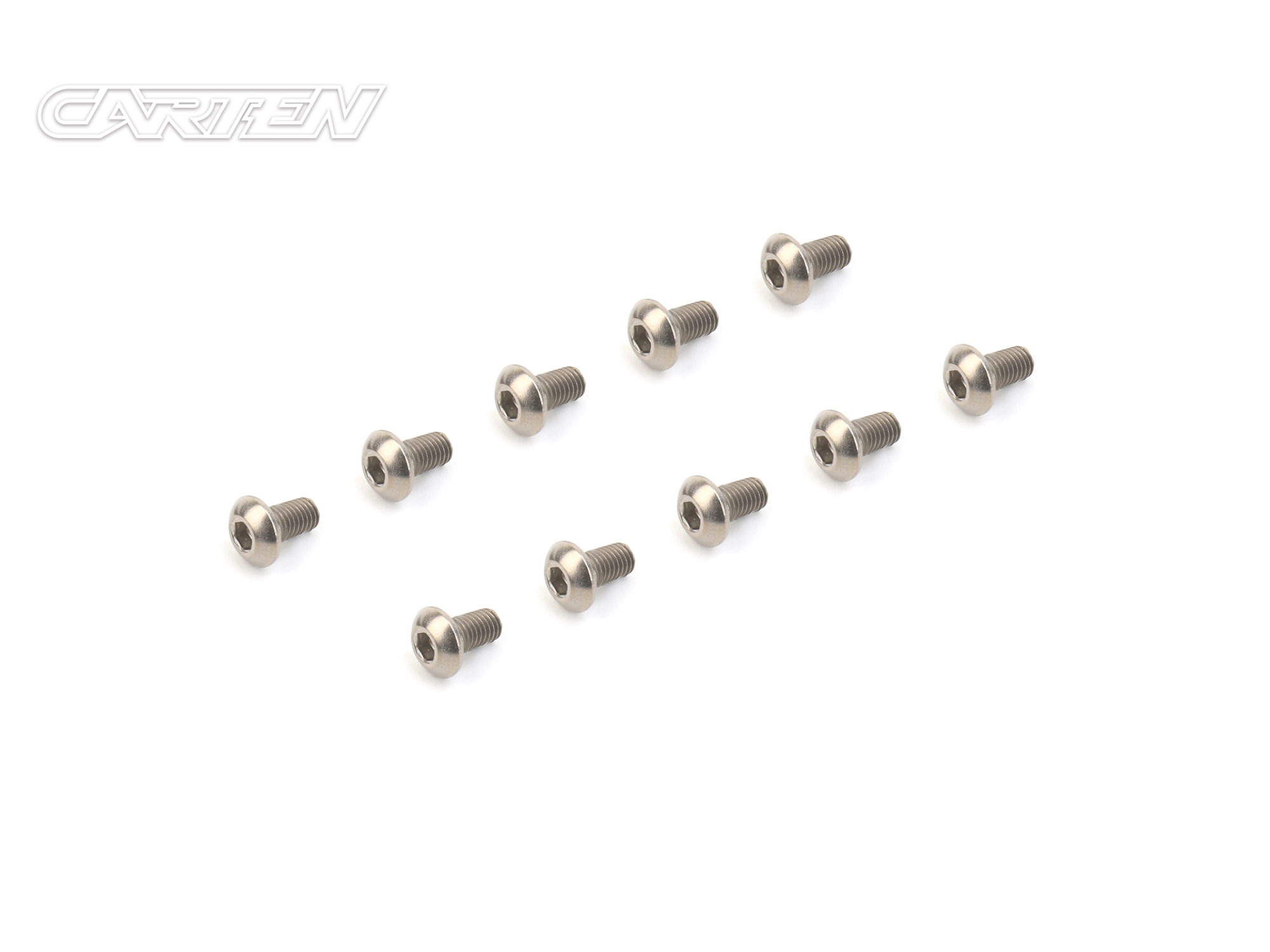 CARTEN Titanium Gr-2 Screw Set BH M3x6mm (10)