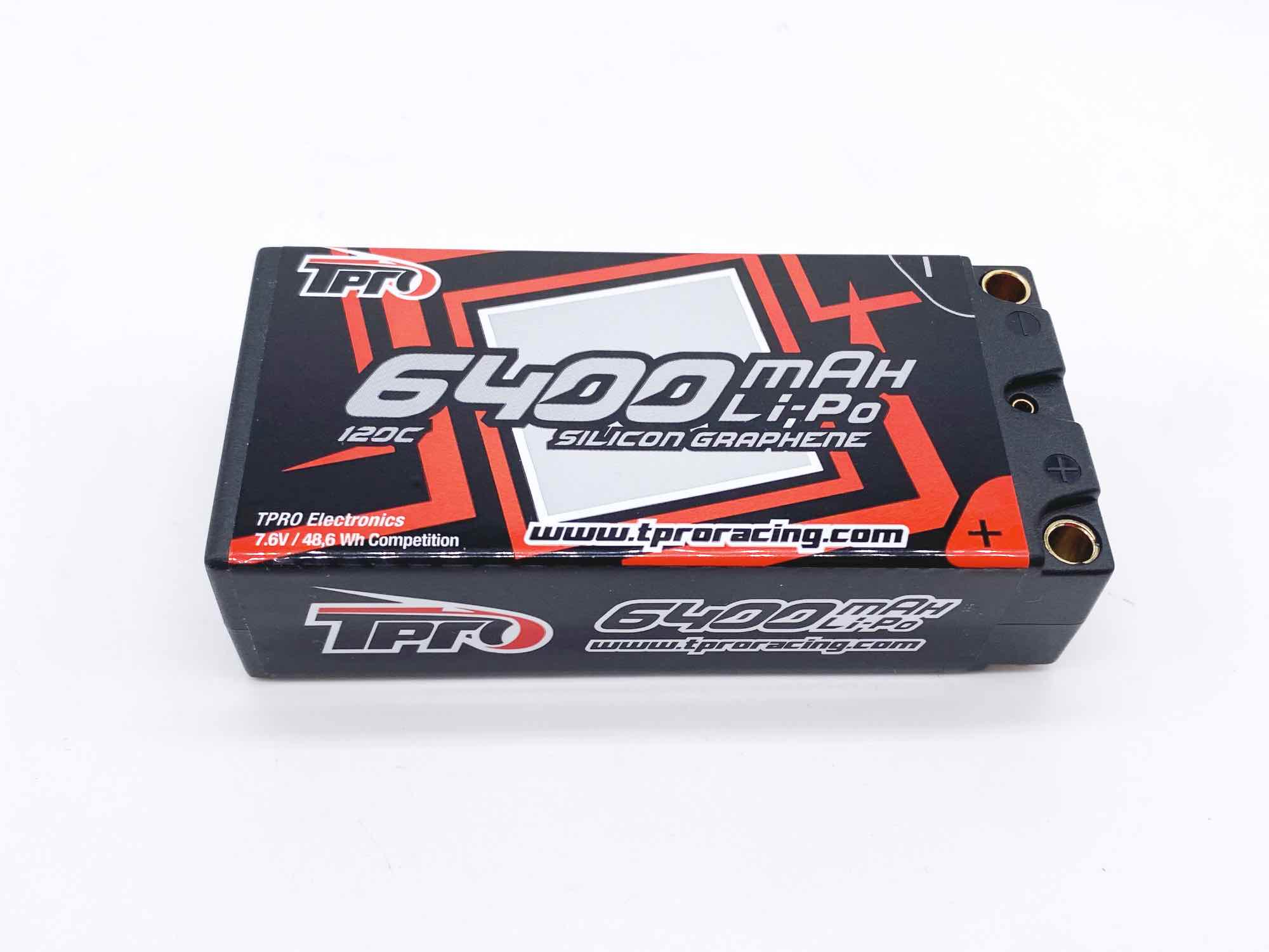 TPRO Electronics HV LIPO Competition 7,6V 6400mAh 120C 5mm Shorty