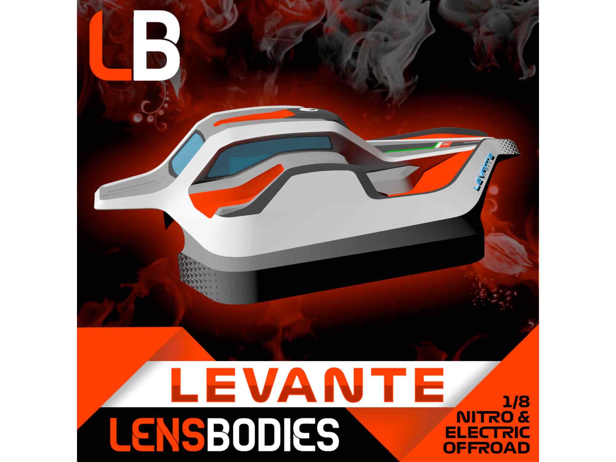 LENS BODIES 1/8 Off Road LEVANTE Light