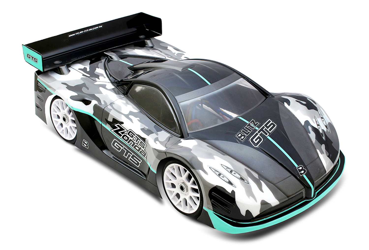 BLITZ 1/8 GT5 ZONDA Body with Wing (0,7mm)