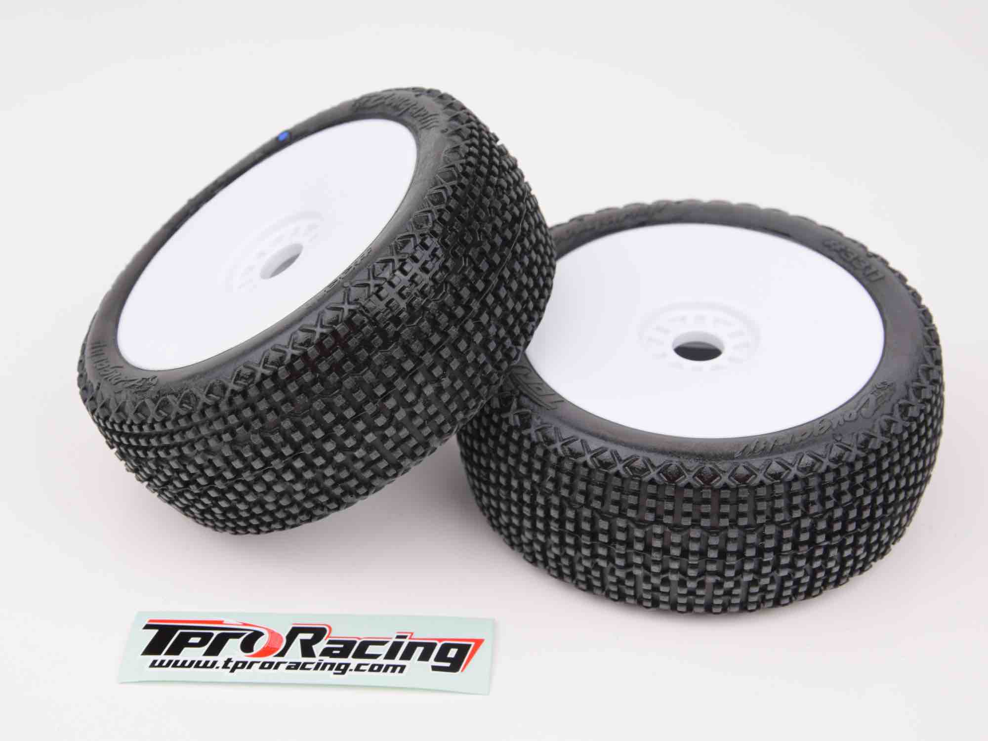 TPRO 1/8 Offroad COUGAR Racing Tire Pre-Mounted (WH)