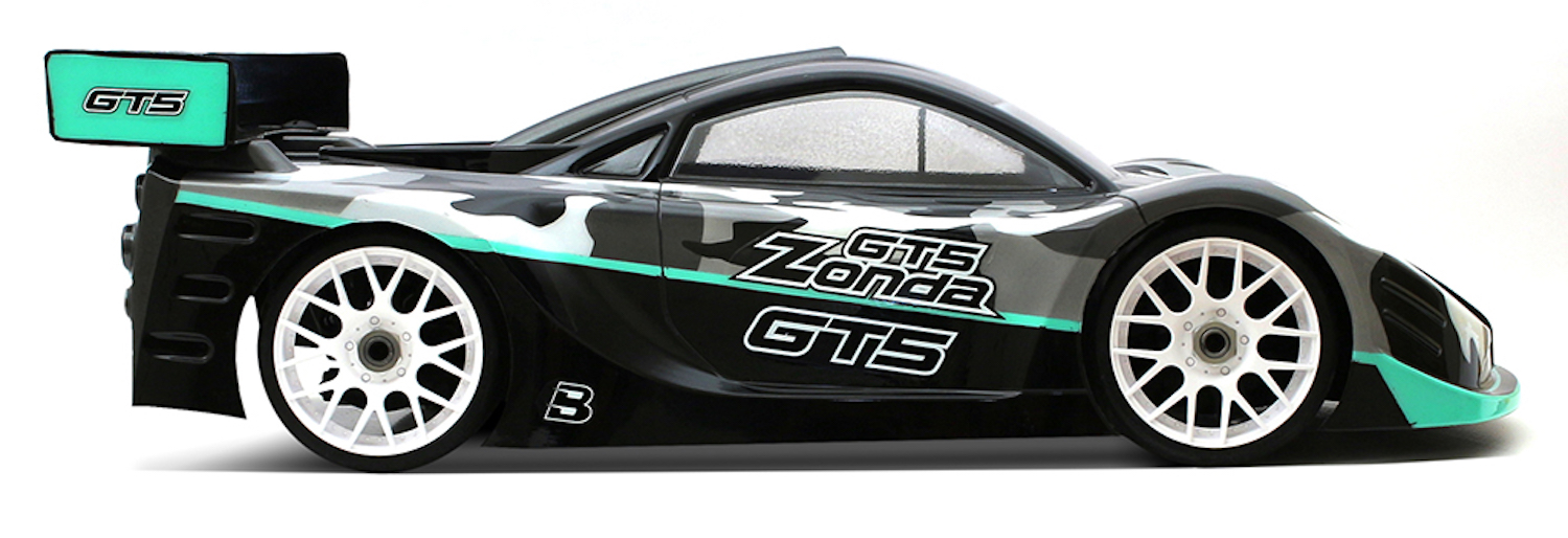 BLITZ 1/8 GT5 ZONDA Body with Wing (0,7mm)