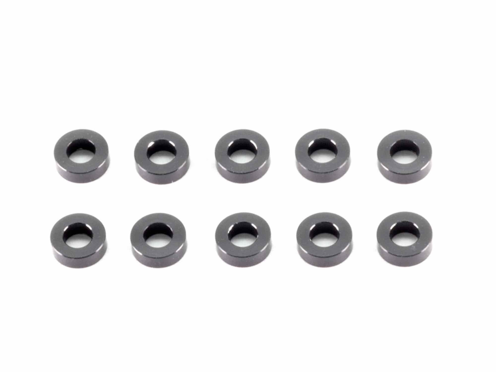 INFINITY ALUMINUM WASHER 3x6x2.0mm (Black/10pcs)