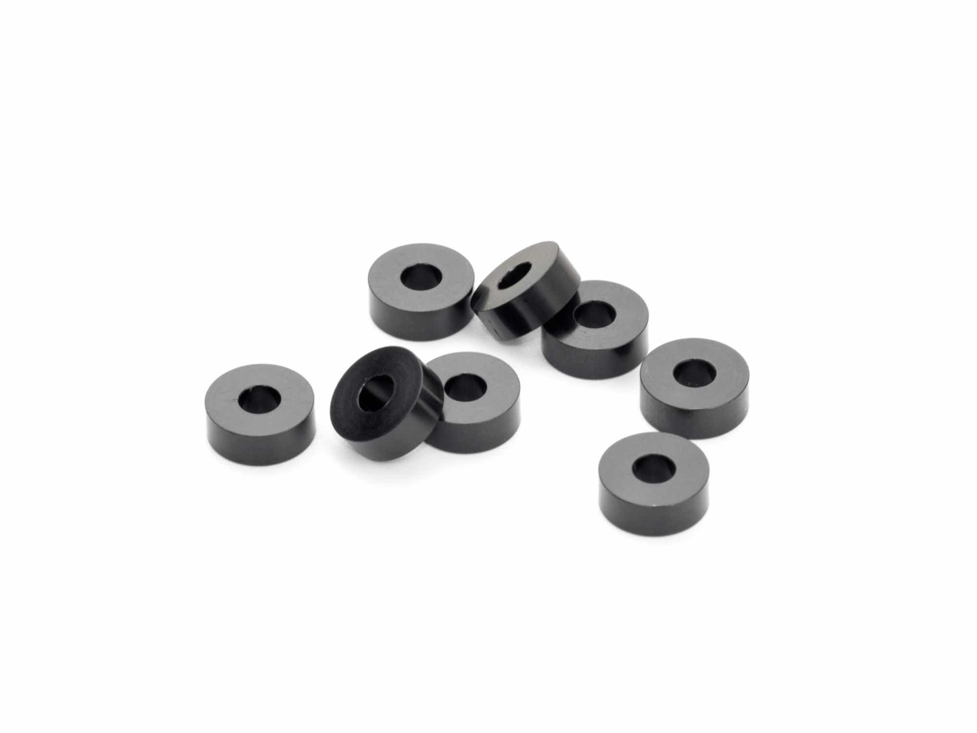 INFINITY ALUMINUM WASHER 3x8x3.0mm (Black/8pcs)