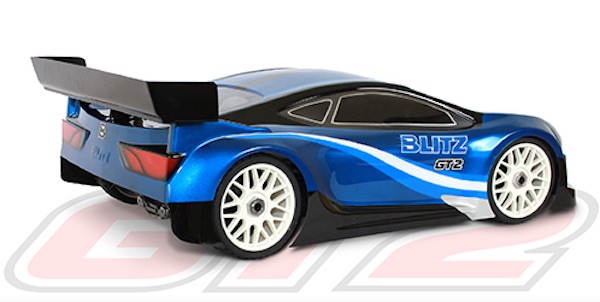 BLITZ 1/8 GT2 Body with Wing (1,0mm)