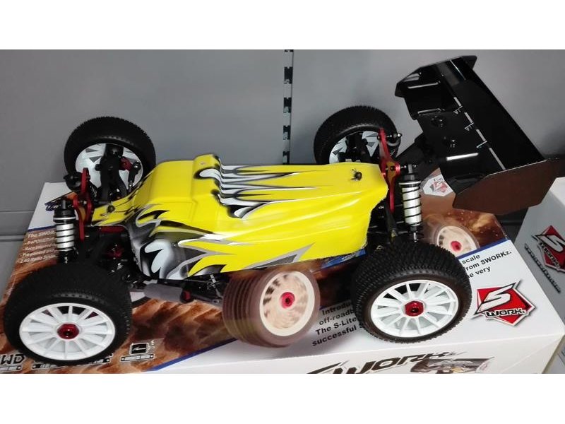 SWORKz S350 FOX8e 1/8 Offroad Buggy Brushless RTR Yellow