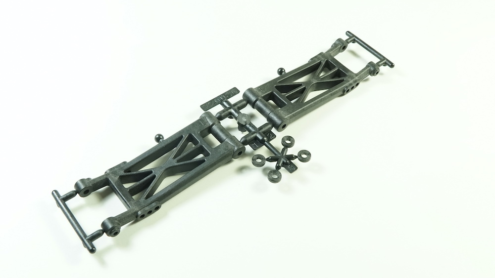 SWORKz S12-2 Rear Lower Arm Set in Carbon-composite Material (Hard)