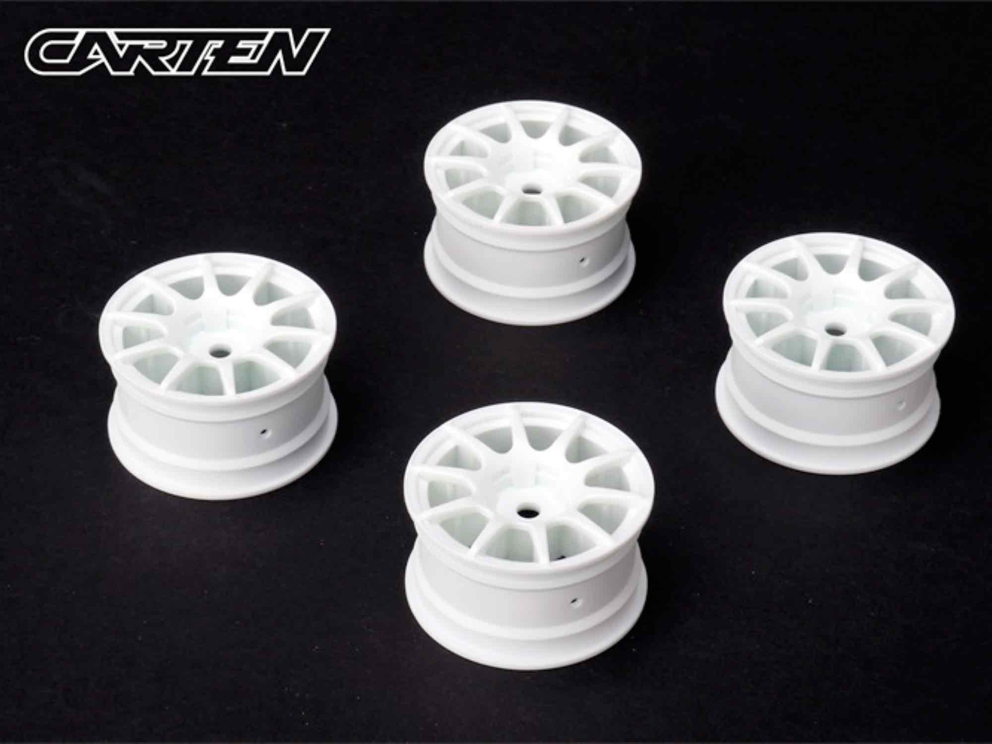 CARTEN 10 Spoke Wheel +1mm (White)