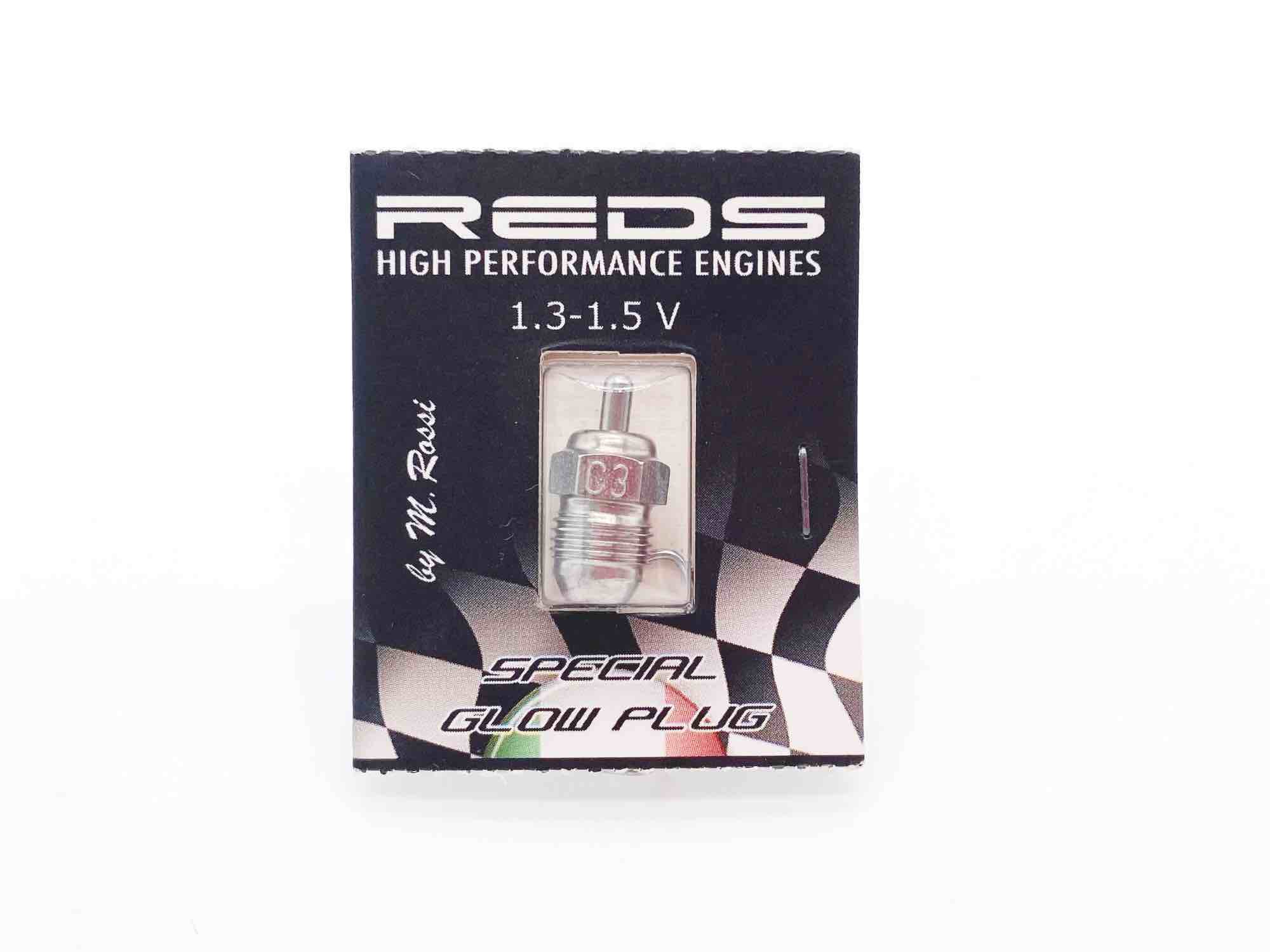 REDS  Glow Plug C3 Ultra Hot Turbo Special - Made in Italy