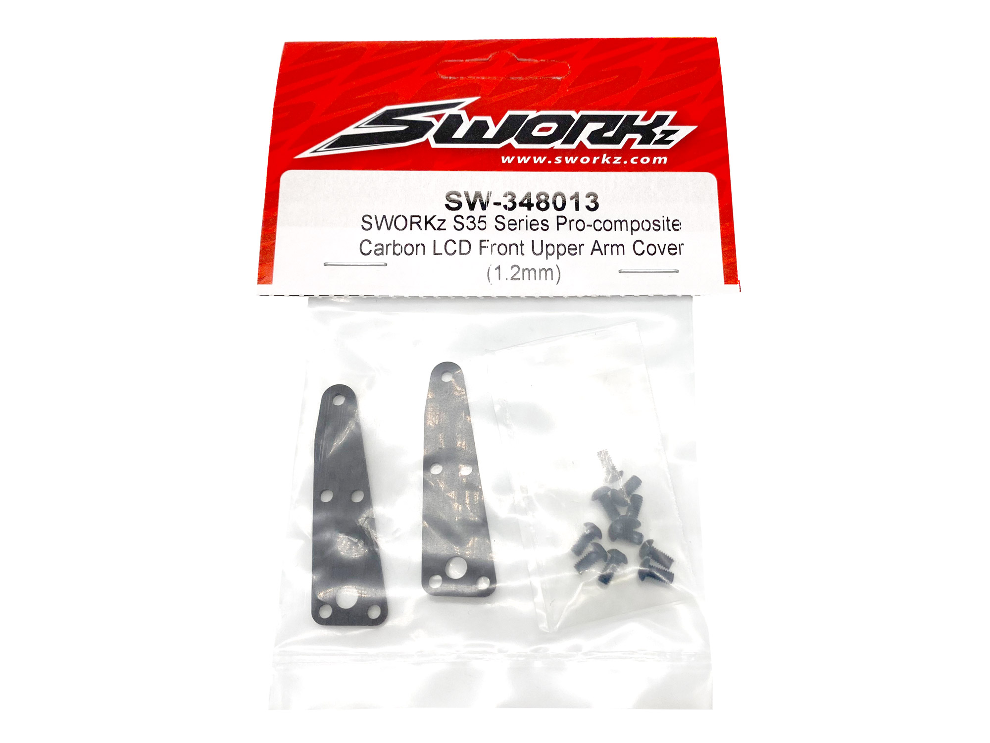 SWORKz S35 Series Pro-composite Carbon LCD Front Upper Arm Cover (1.2mm)(2)