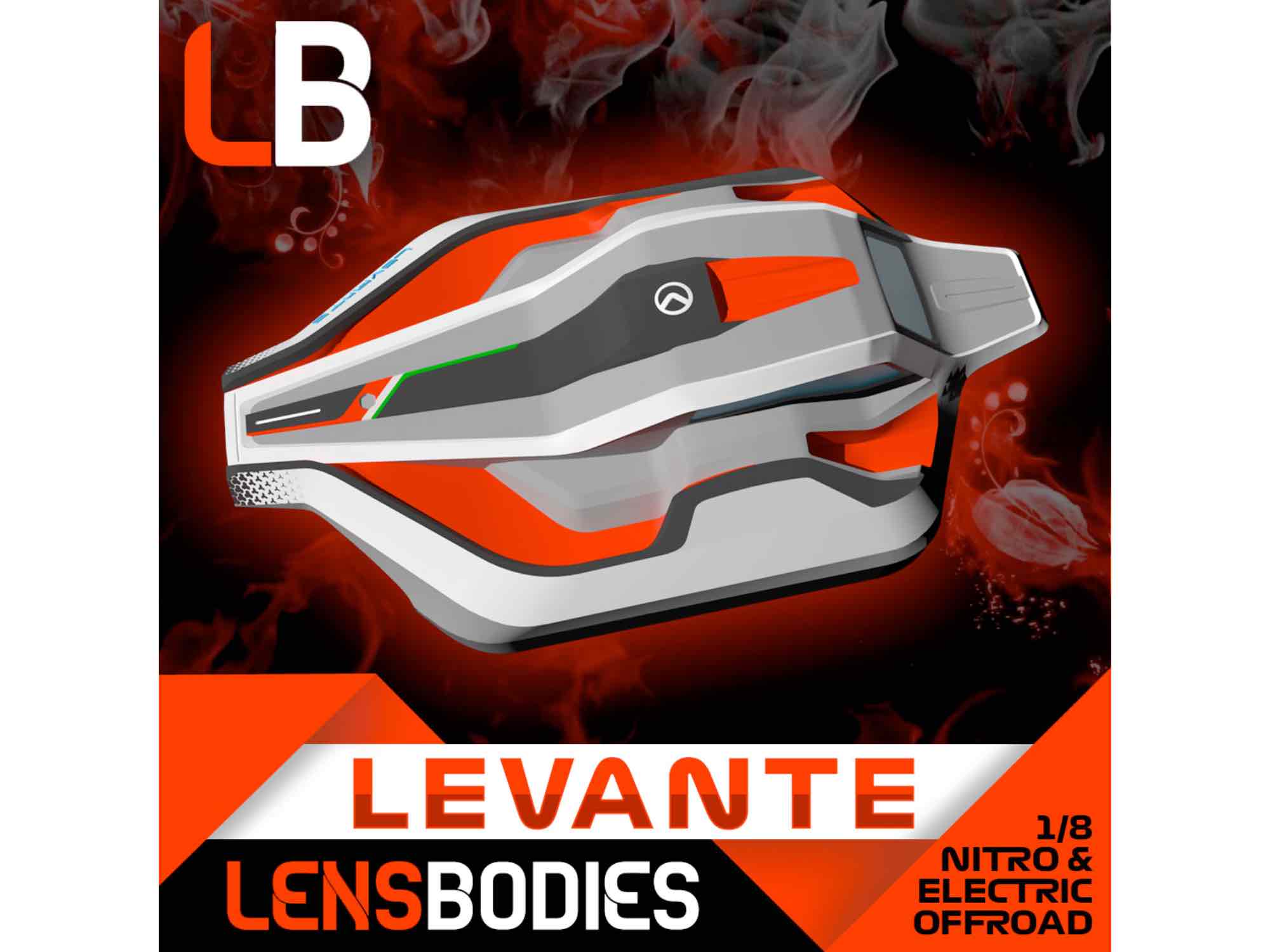 LENS BODIES 1/8 Off Road LEVANTE Light