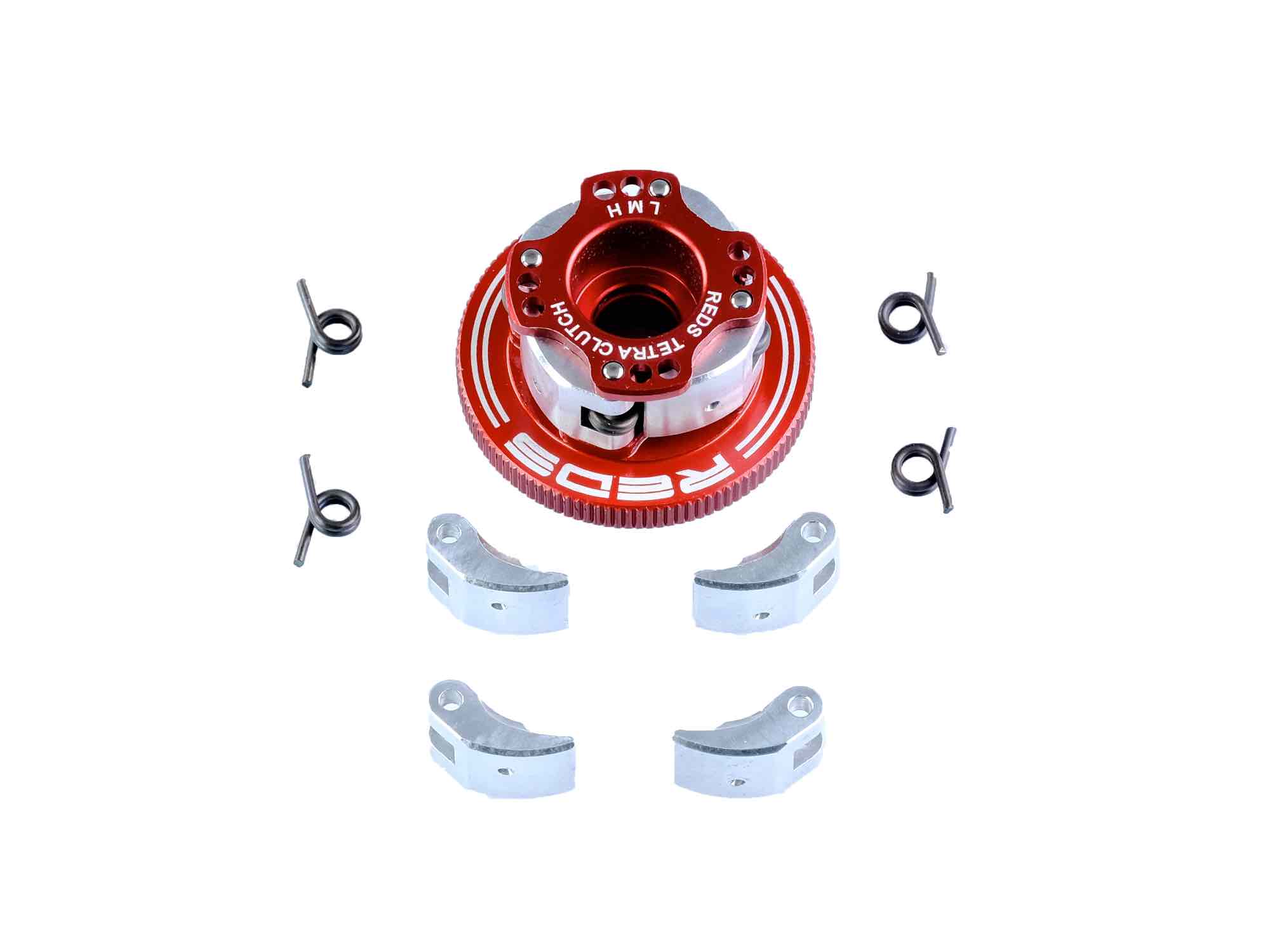 REDS TETRA-X CLUTCH ADJUSTABLE 4 ALU SHOES KIT OFF ROAD 32mm