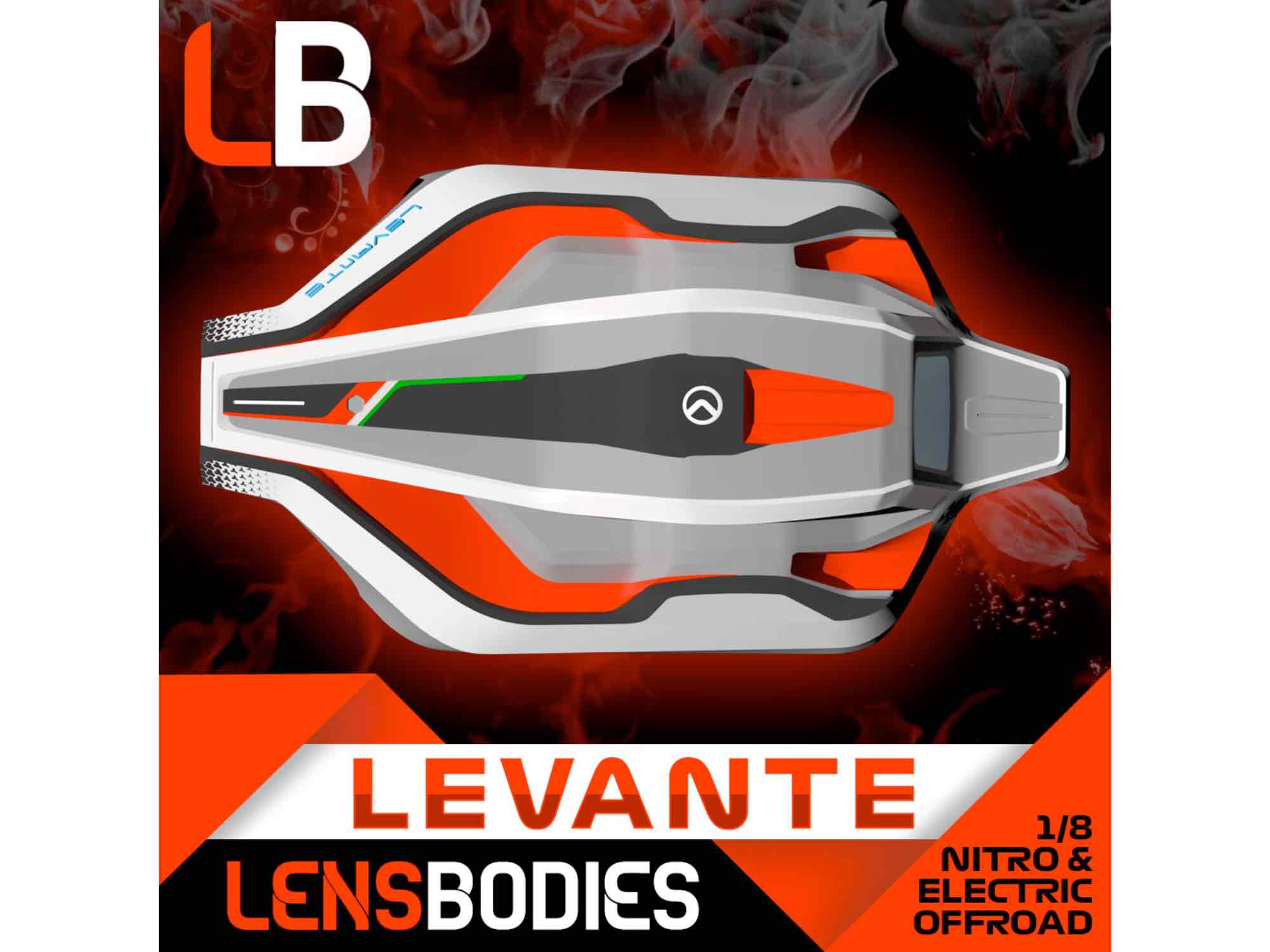 LENS BODIES 1/8 Off Road LEVANTE Light