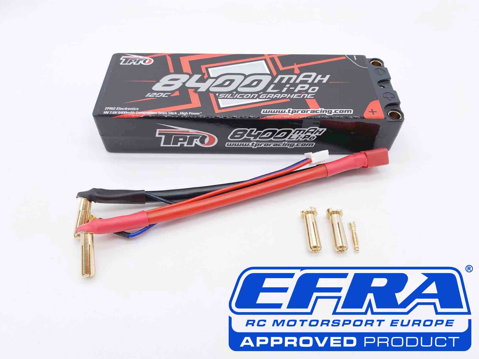 TPRO Electronics HV LIPO Competition 7,6V 8400mAh 120C 5mm High Power