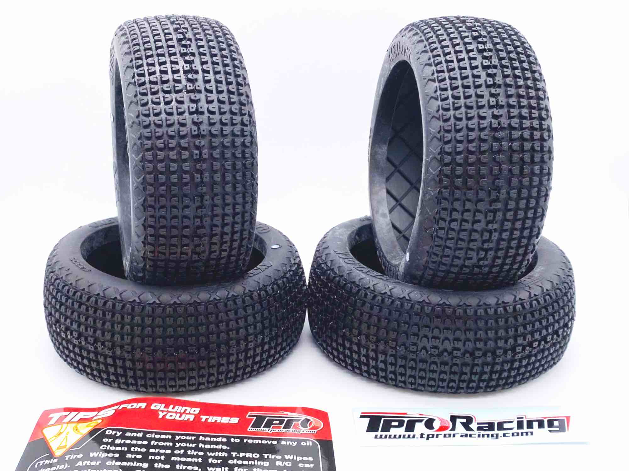 TPRO 1/8 OffRoad Racing Tire KEYLOCK - CLAY Super Soft C4 (4)