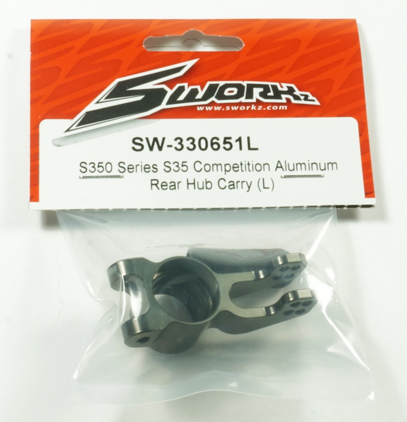 SWORKz S350 Competition Aluminum Rear Hub Carry (L)