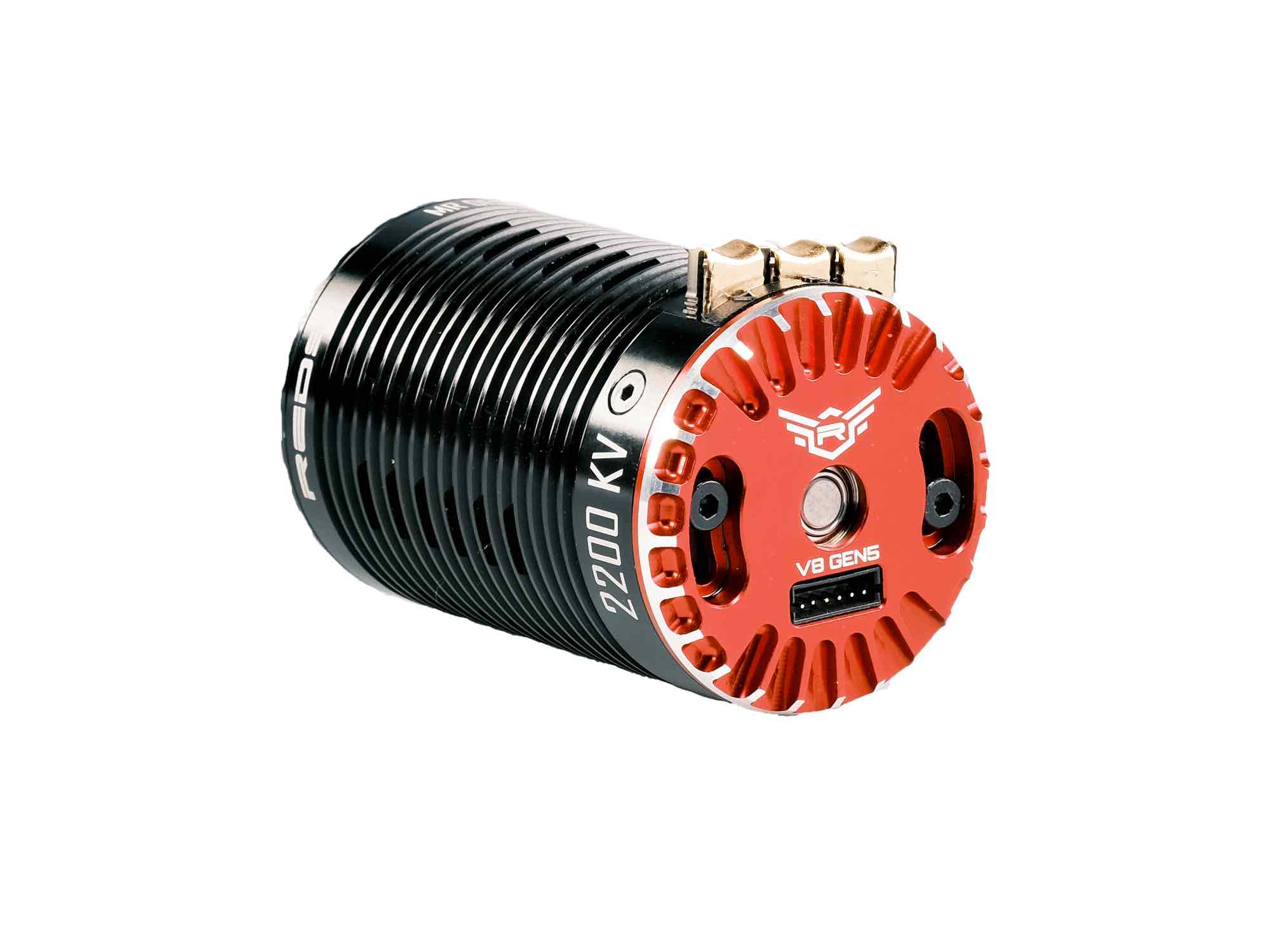 REDS 1/8 Brushless Motor 2800kV V8 4Pol Sensored Gen5