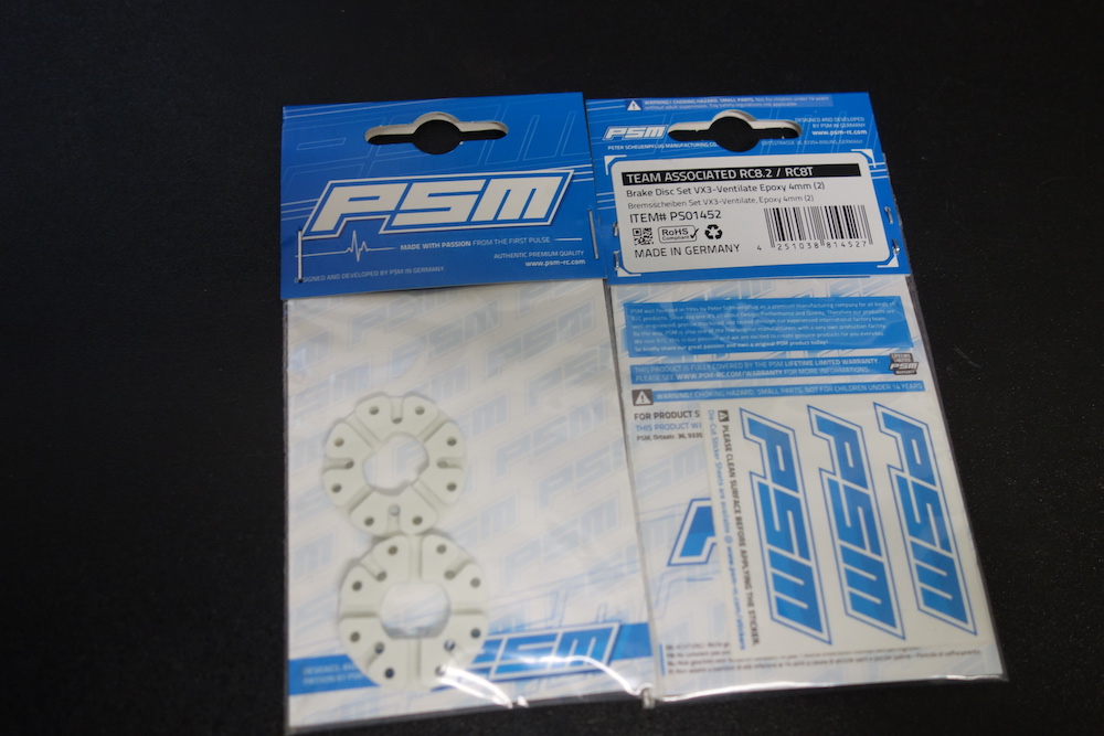 PSM Ventilate Brake Disk VX3 Epoxy RC8 (2)