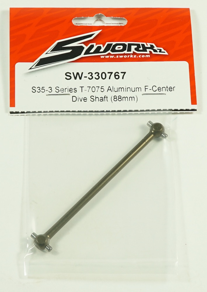 SWORKz T-7075 Aluminum F-Center Dive Shaft (88mm)