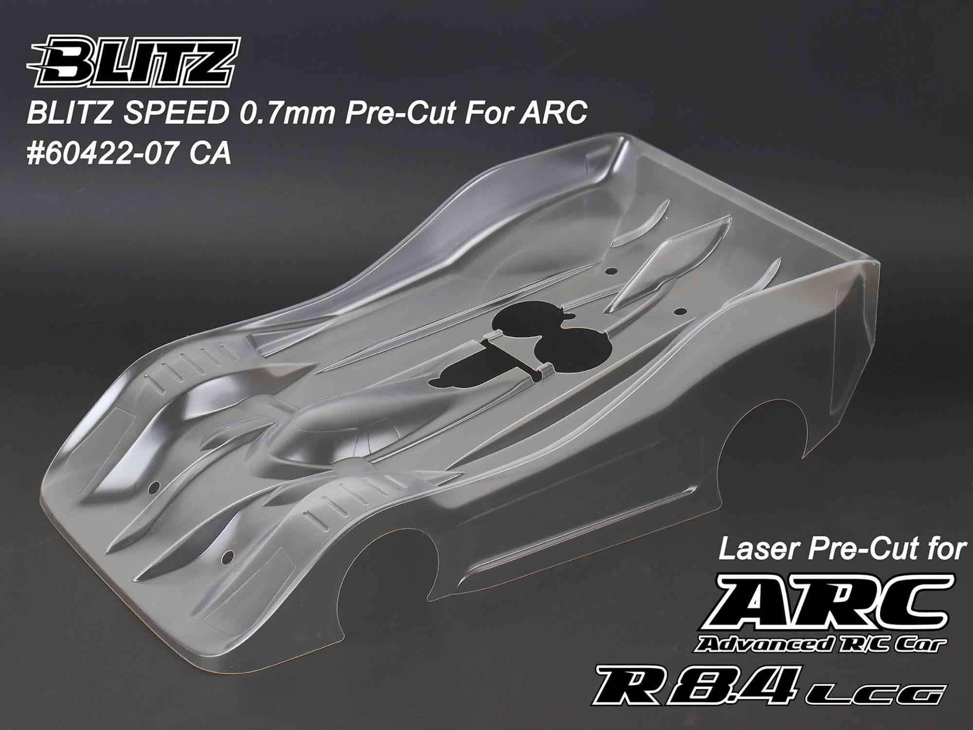 BLITZ SPEED EFRA 31558 1/8 Body Shell 0.7mm Precut ARC