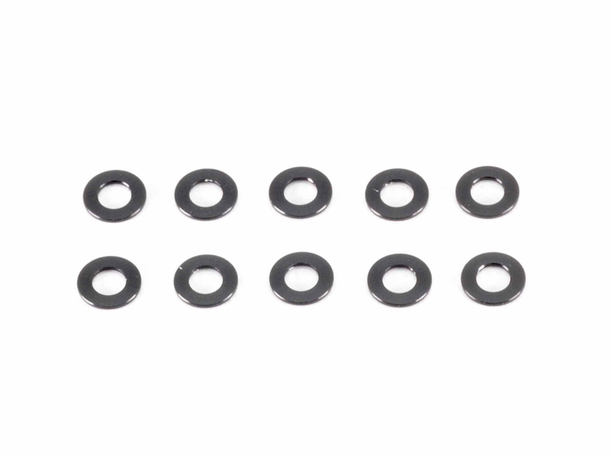 INFINITY ALUMINUM WASHER 3x6x0.5mm (Black/10pcs)