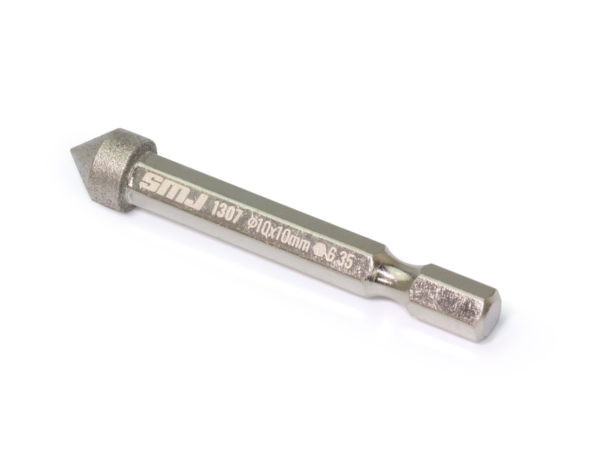 SMJ DIAMOND COUNTERSINK FILE (6.35mm Hex Shaft Bit)