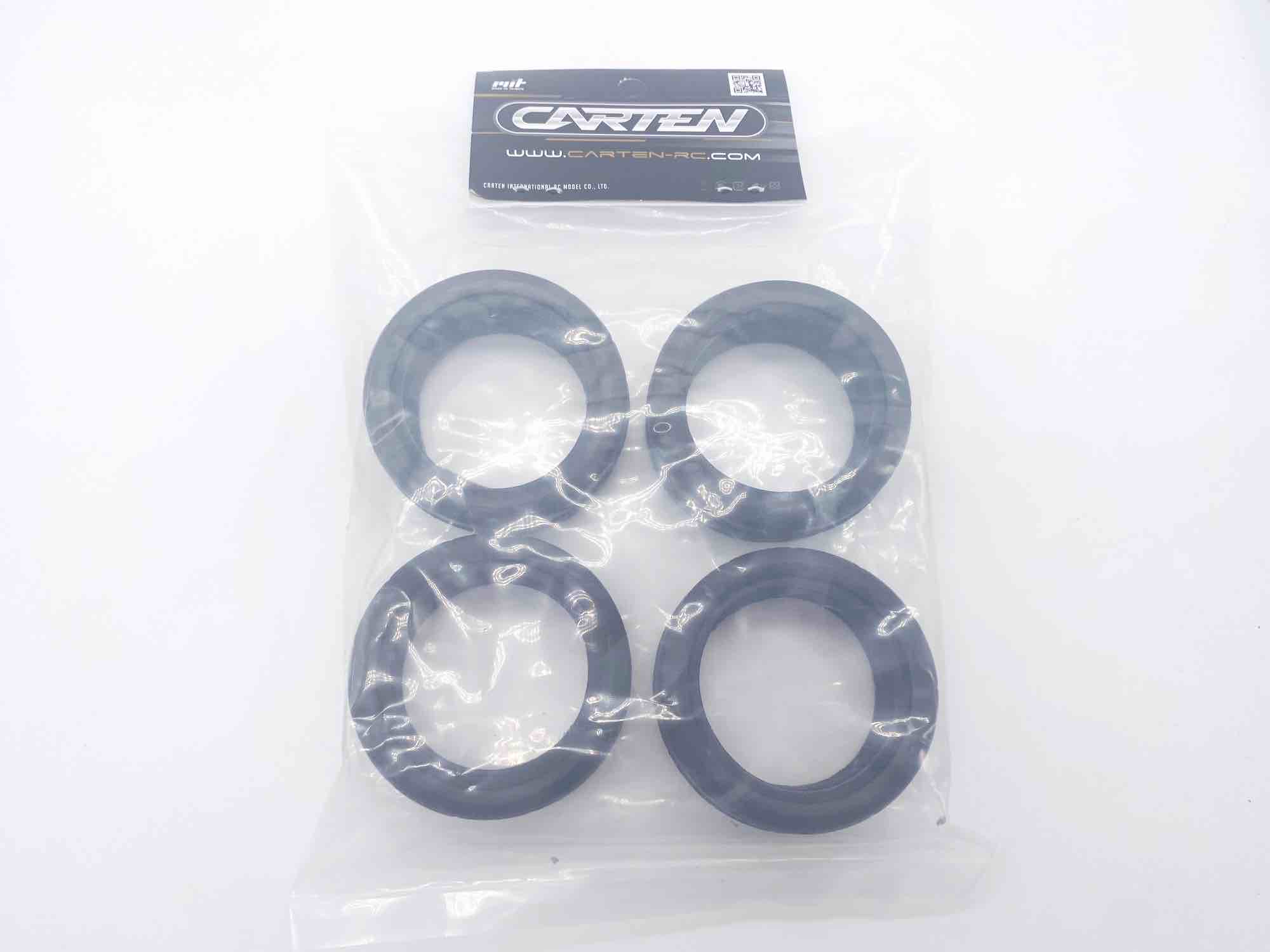 CARTEN 1/10 TC 26mm Tires & Inserts (4)