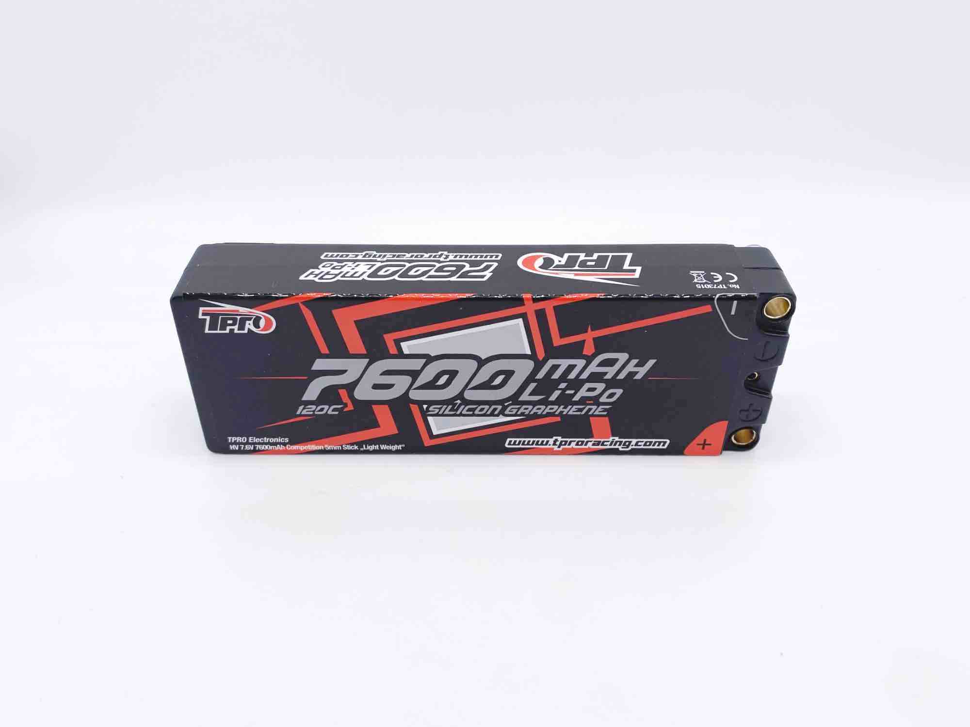 TPRO Electronics HV LIPO Competition 7,6V 7600mAh 120C 5mm Light Weight