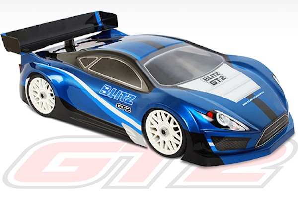 BLITZ 1/8 GT2 Body with Wing (1,0mm)