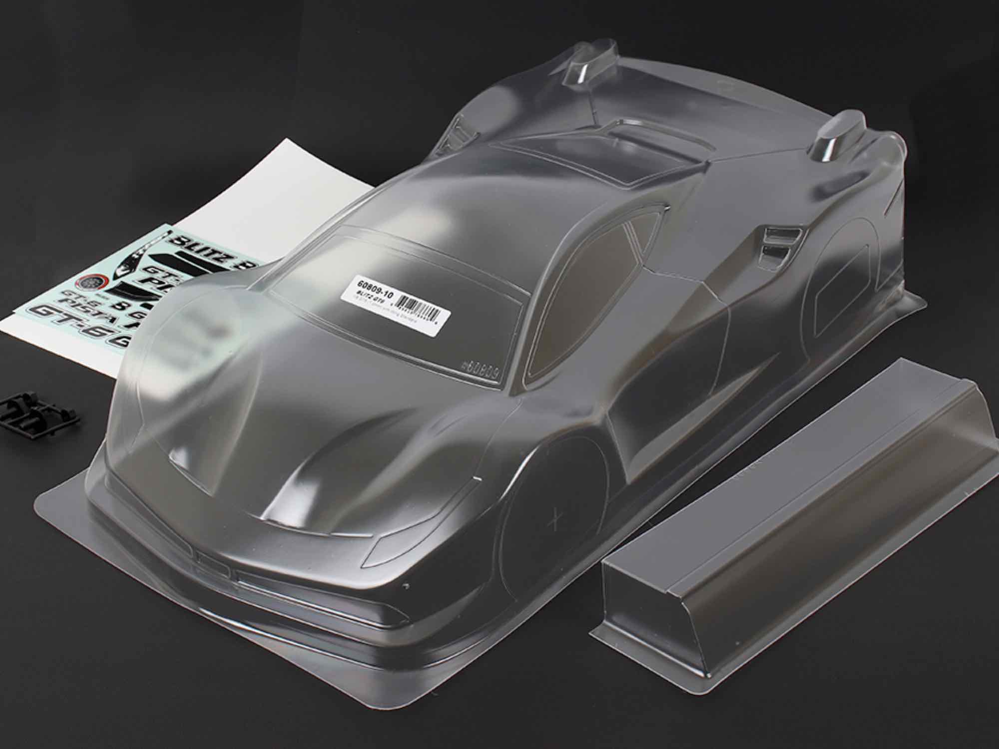 BLITZ 1/8 GT6 Body with Wing (1,0mm)