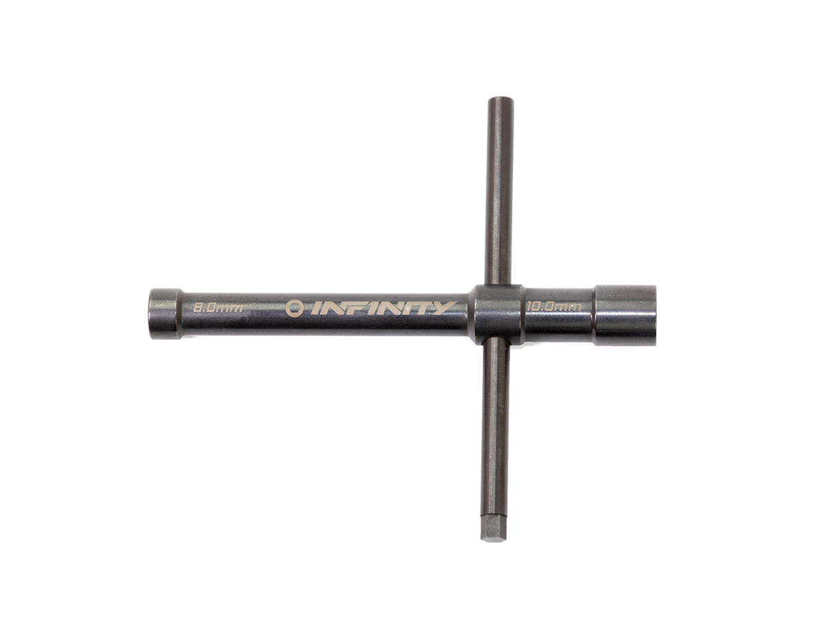 INFINITY GLOWPLUG CROSS WRENCH (8/10mm Socket/5mm Hex Wrench)