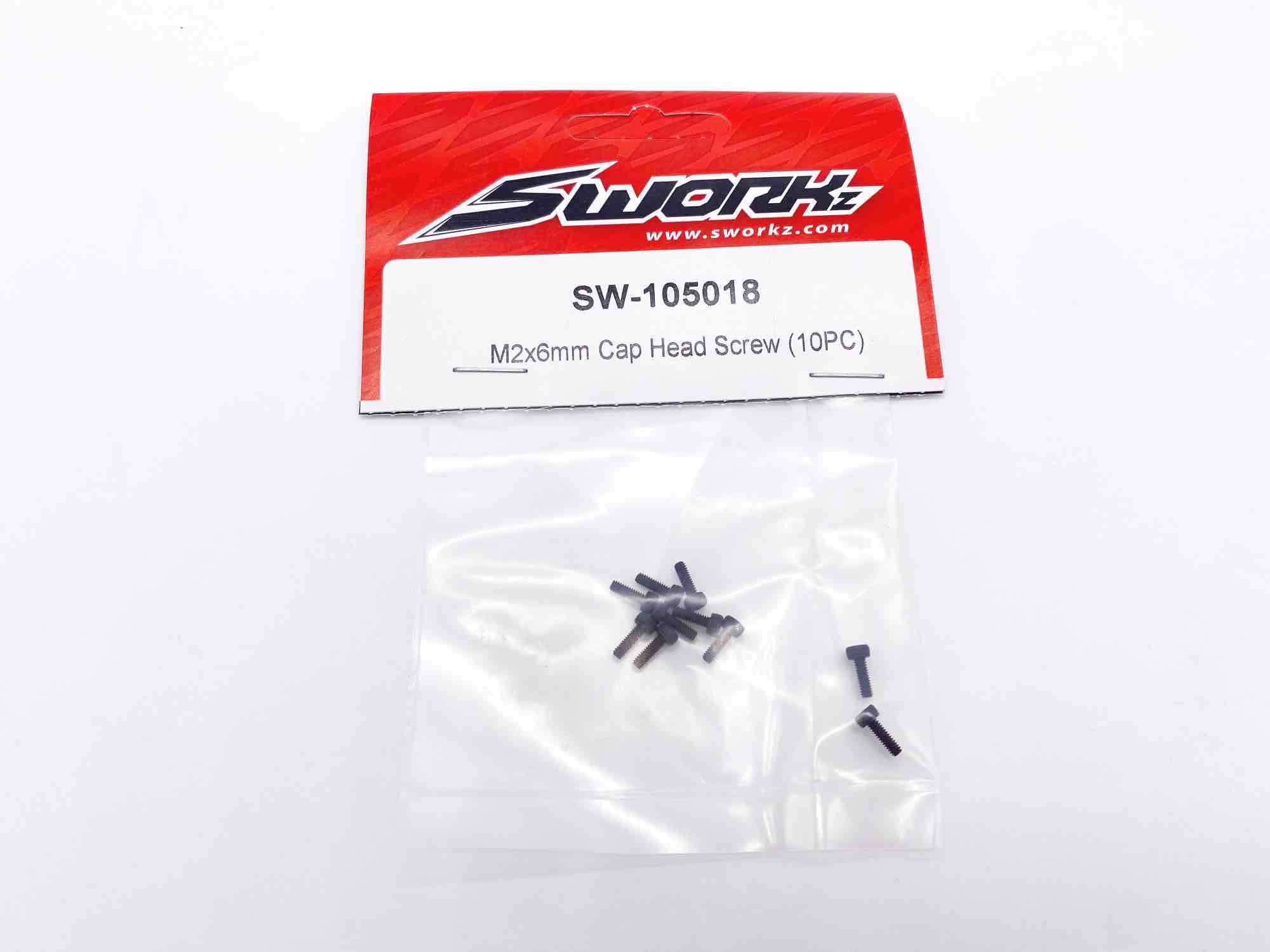 SWORKz Cap Head Screw M2x6mm (10PC)