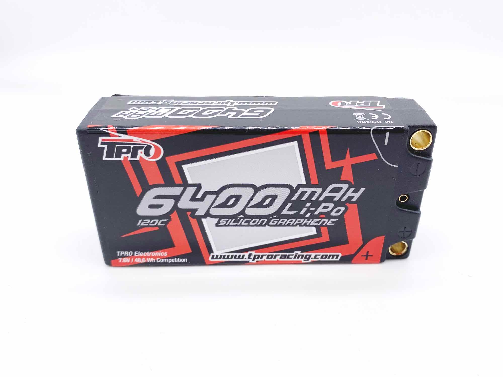 TPRO Electronics HV LIPO Competition 7,6V 6400mAh 120C 5mm Shorty