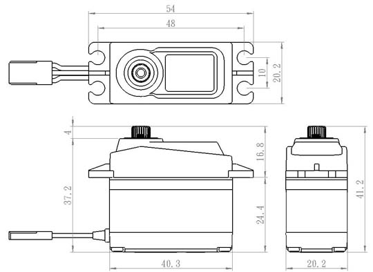 SAVÖX Standard Size Coreless Digital Servo