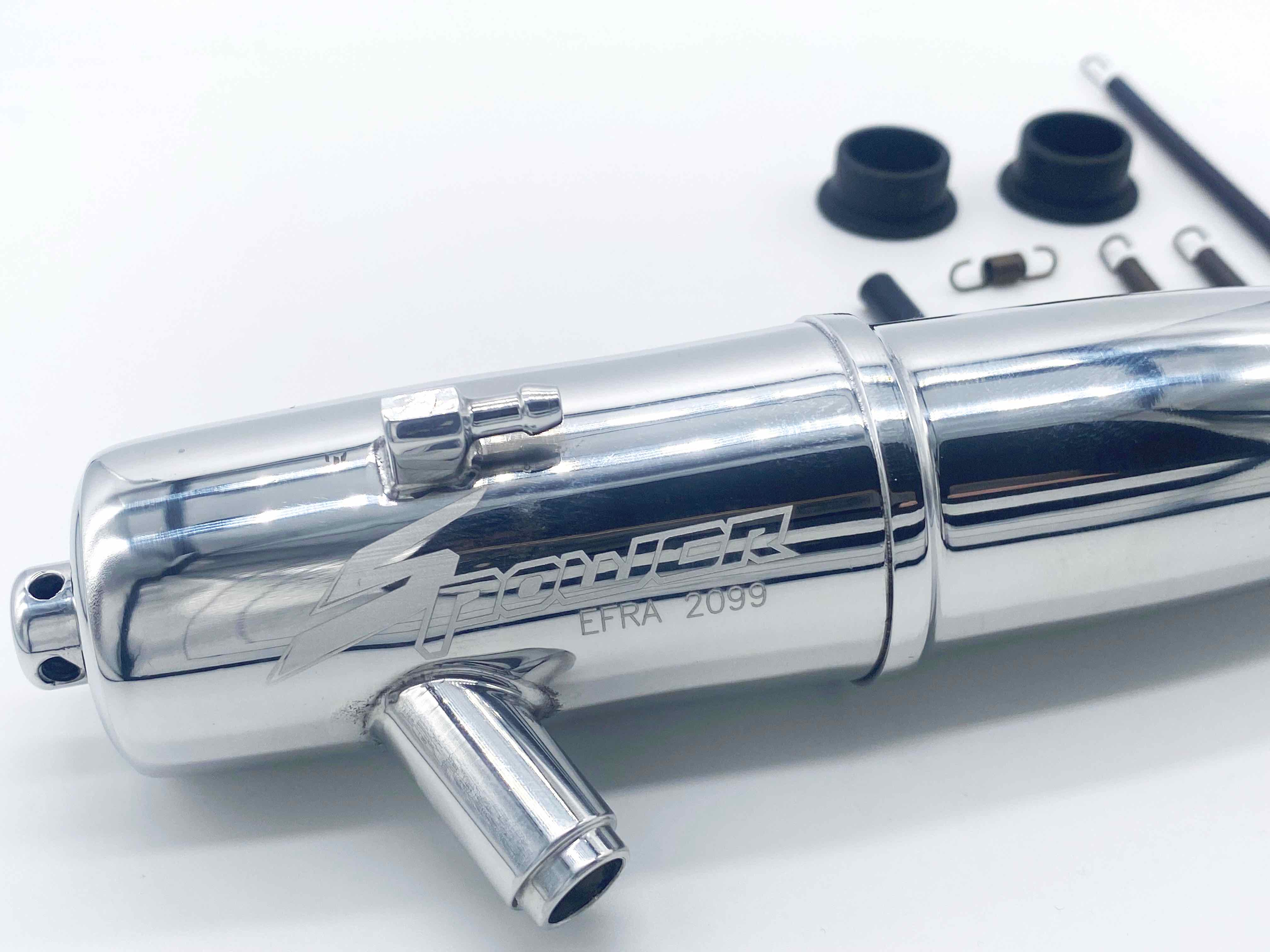 SPower Exhaust System Polished EFRA 2099 ""Performance" Off Road 