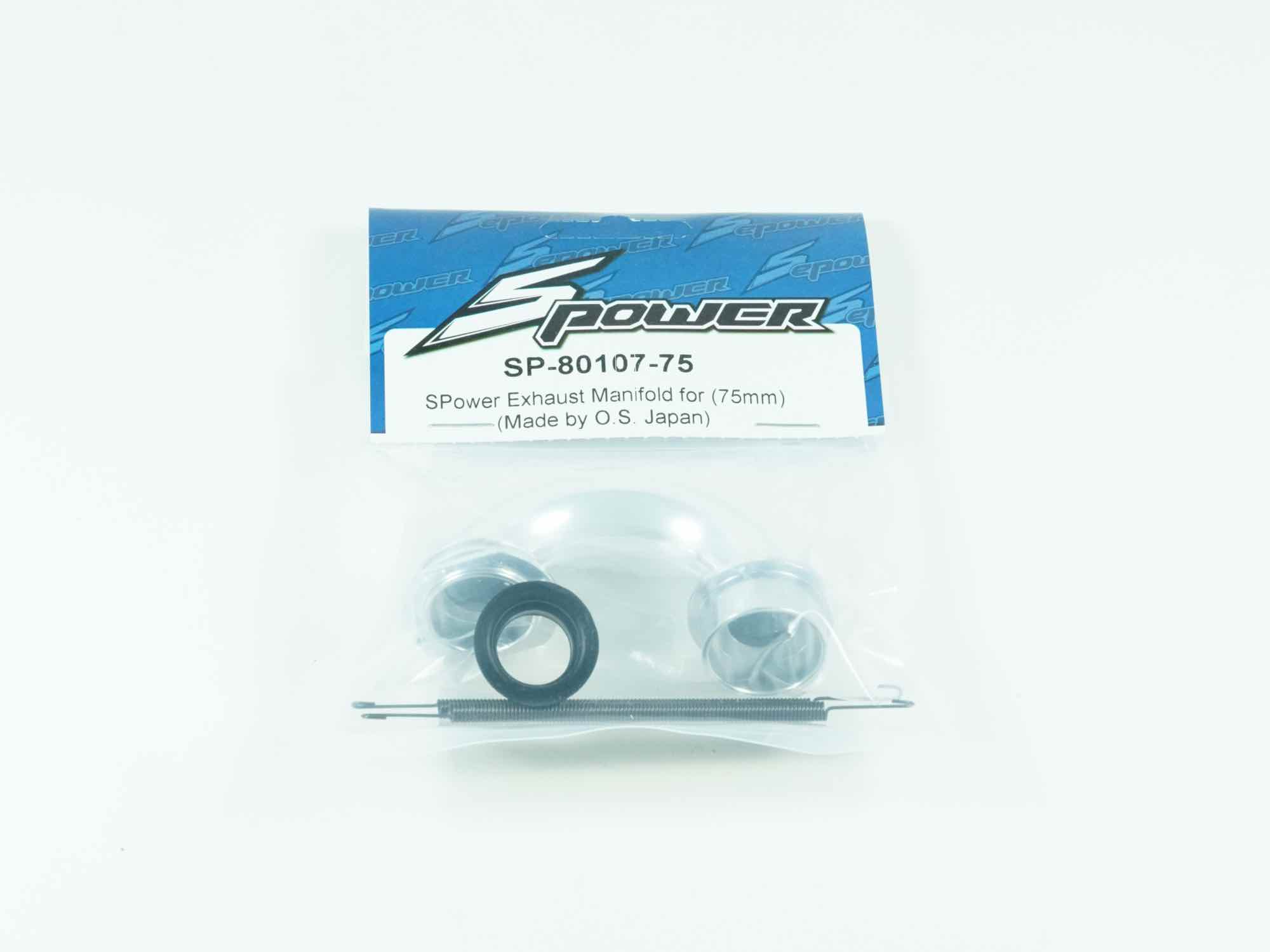 SPower Exhaust Manifold for (75mm)(Made by O.S. Japan) 