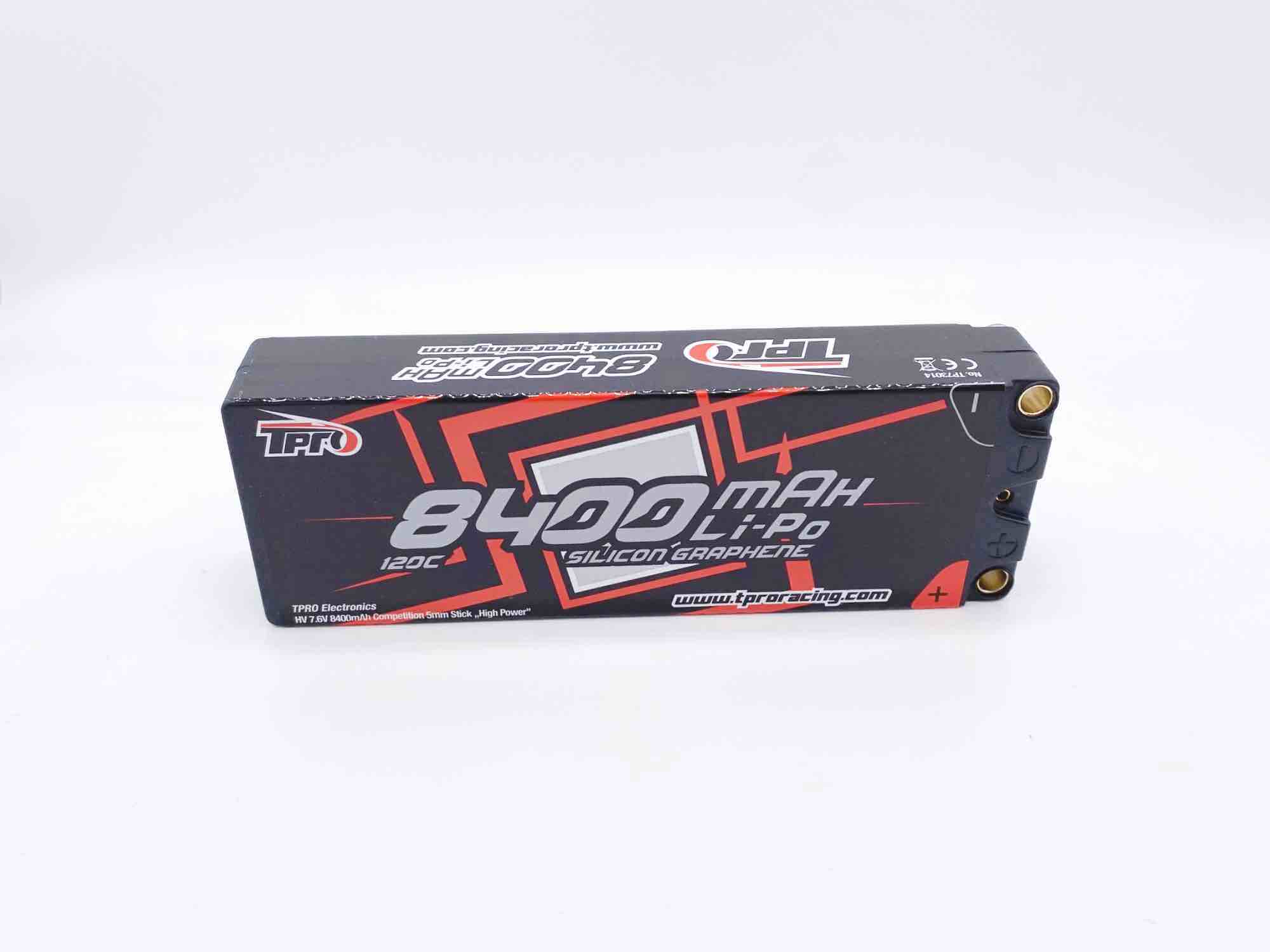 TPRO Electronics HV LIPO Competition 7,6V 8400mAh 120C 5mm High Power