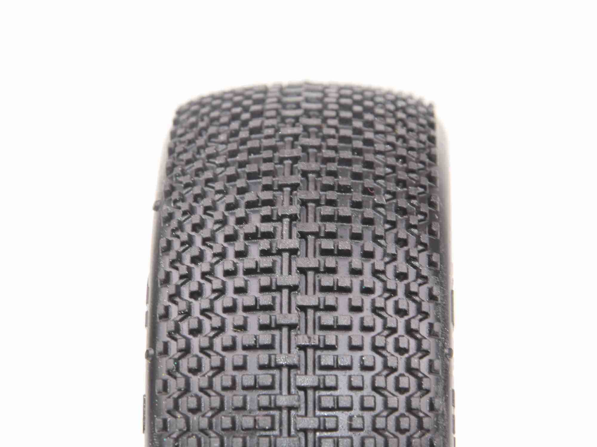 TPRO 1/8 OffRoad HARABITE Racing Tire Pre-Mounted (Clay C4 - Super Soft)(WH)