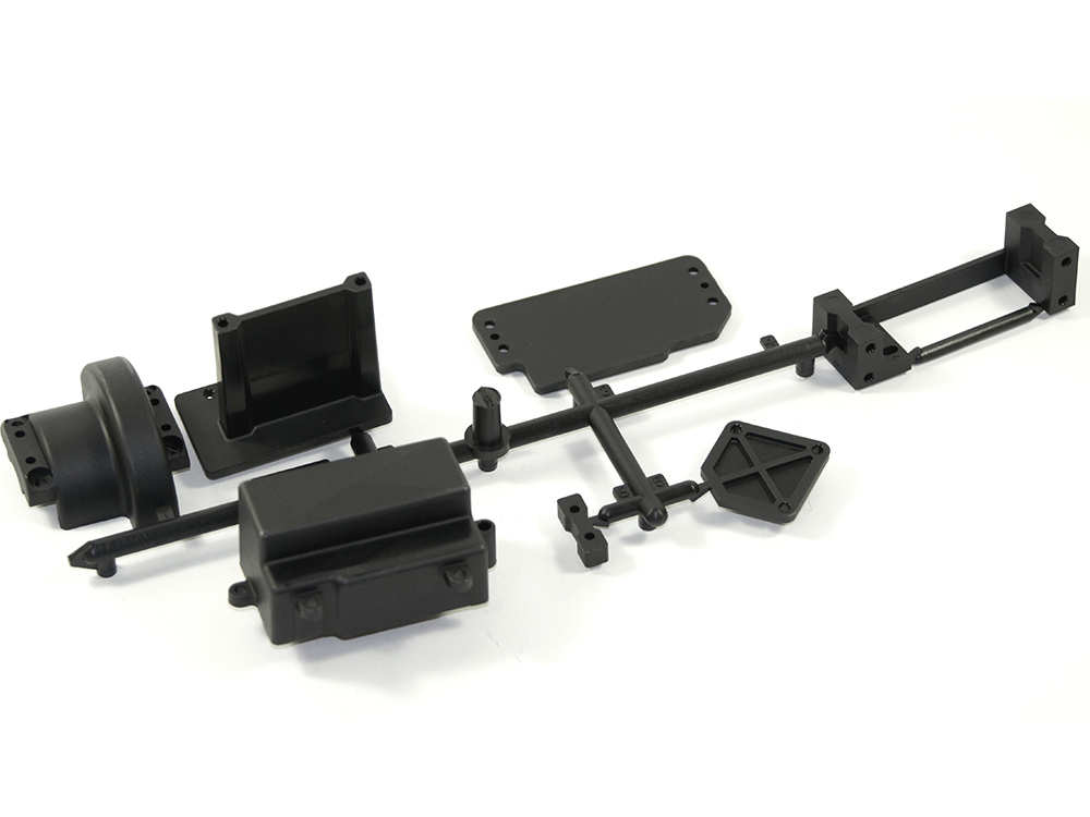 SWORKz BE1 Series Receiver Box & Steering Servo Holder Set