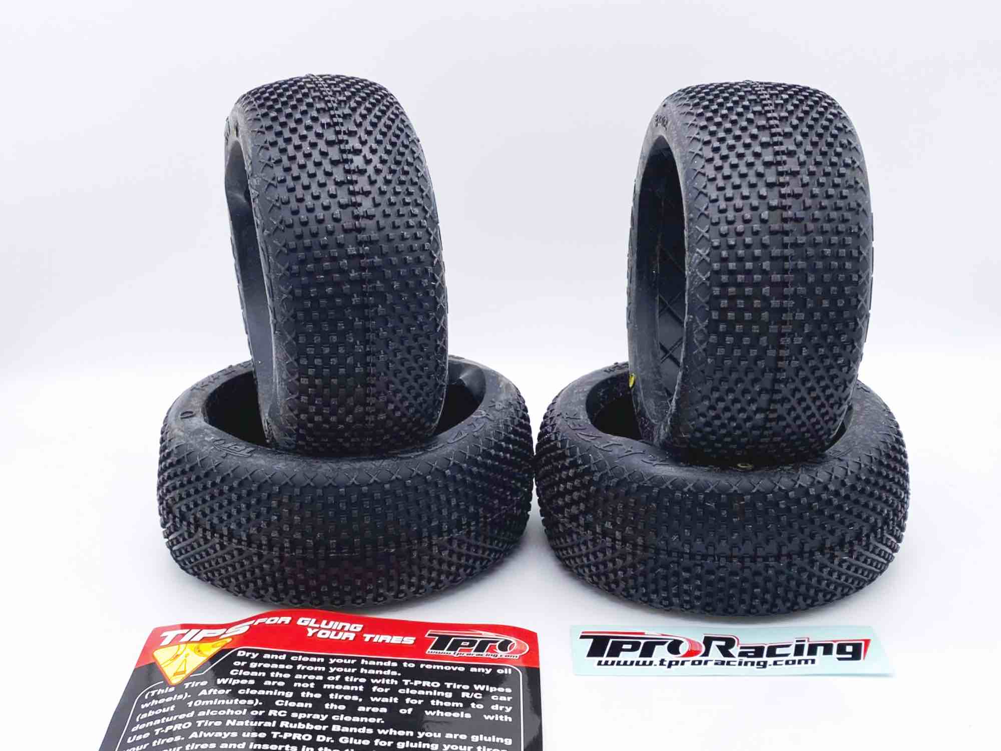 TPRO 1/8 Offroad RAIDER Racing Tire & Insert - XR (4)