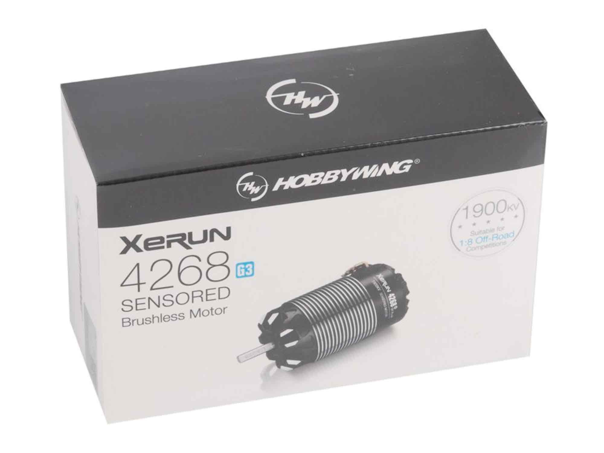 HOBBYWING  XERUN 4268SD Sensored Brushless Motor 1900kv G3