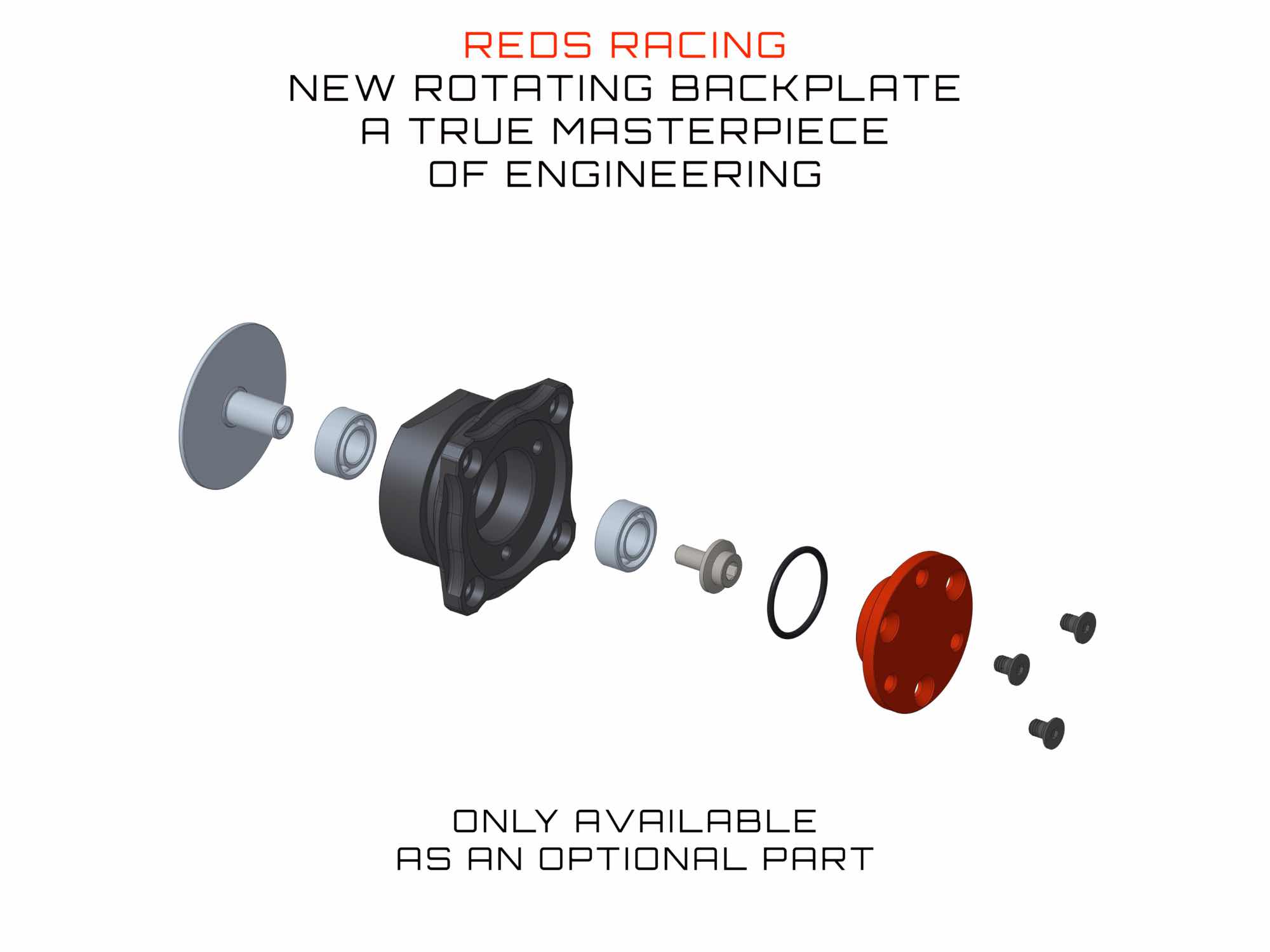 REDS BACKPLATE RTX™, FOR 3.5CC ON AND OFF ROAD ENGINES