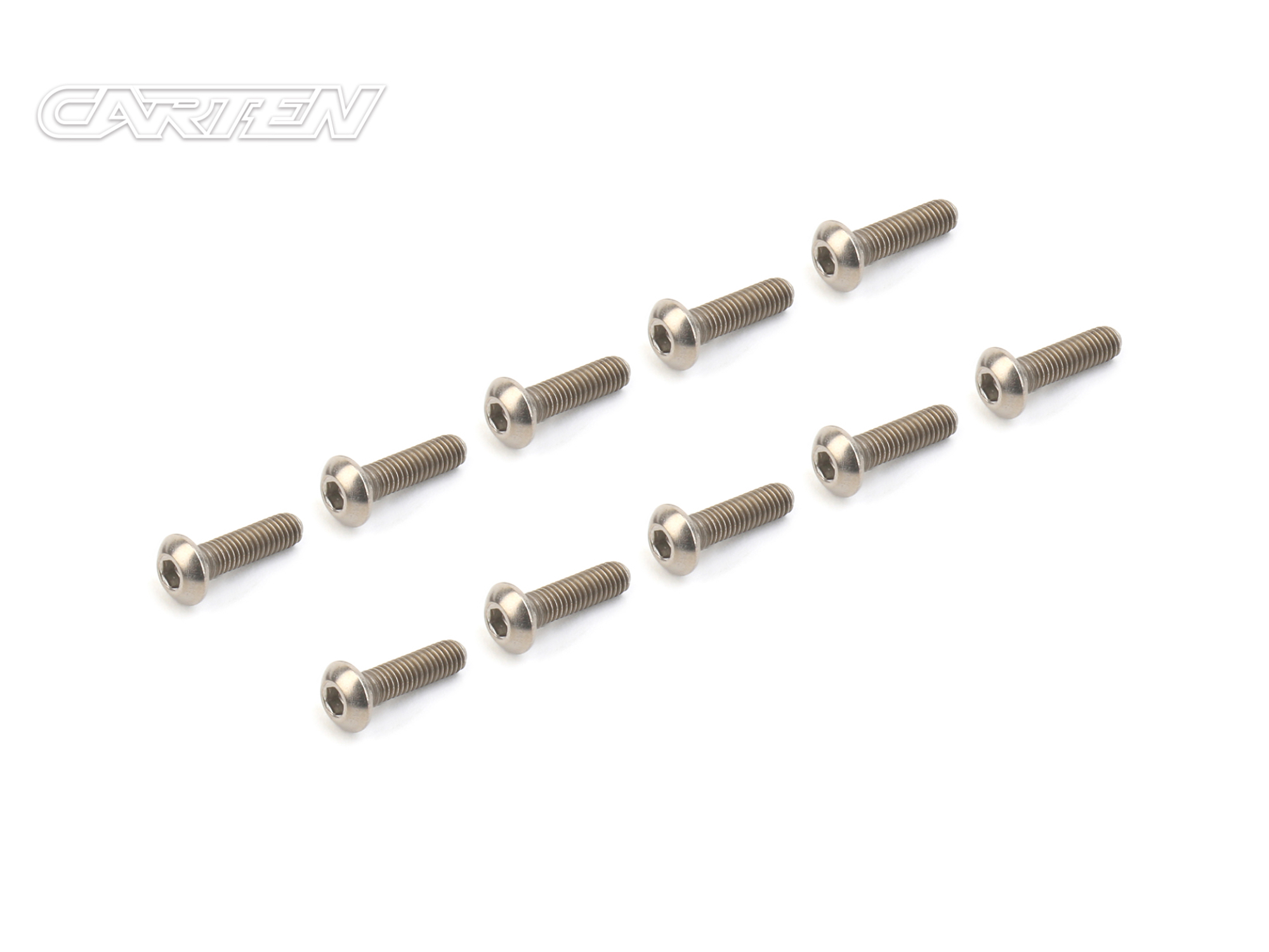 CARTEN Titanium Gr-2 Screw Set BH M3x14mm (10)