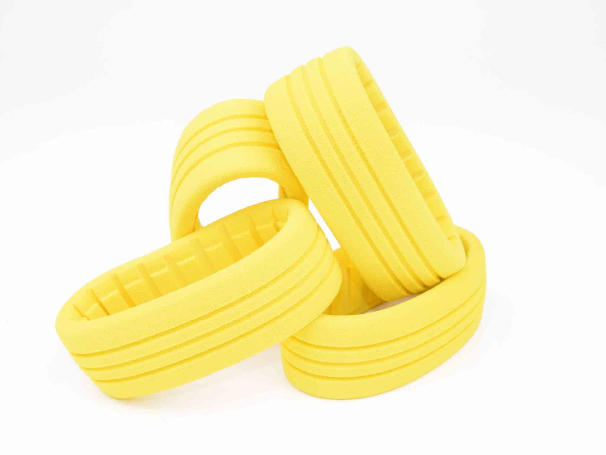 TPRO 1/8 OffRoad XR Pro Insert Hard/Yellow - Bulk (4)