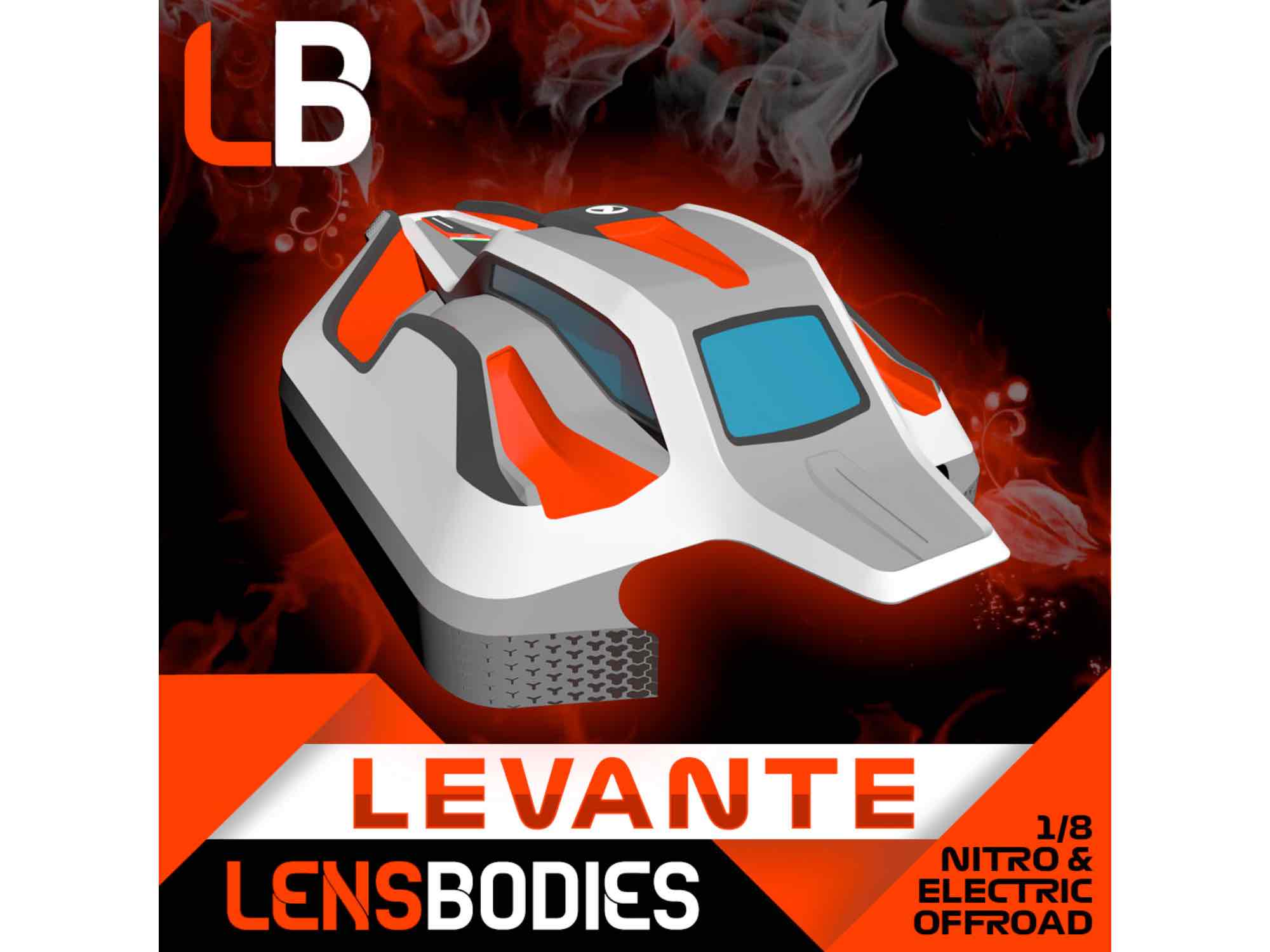 LENS BODIES 1/8 Off Road LEVANTE Light